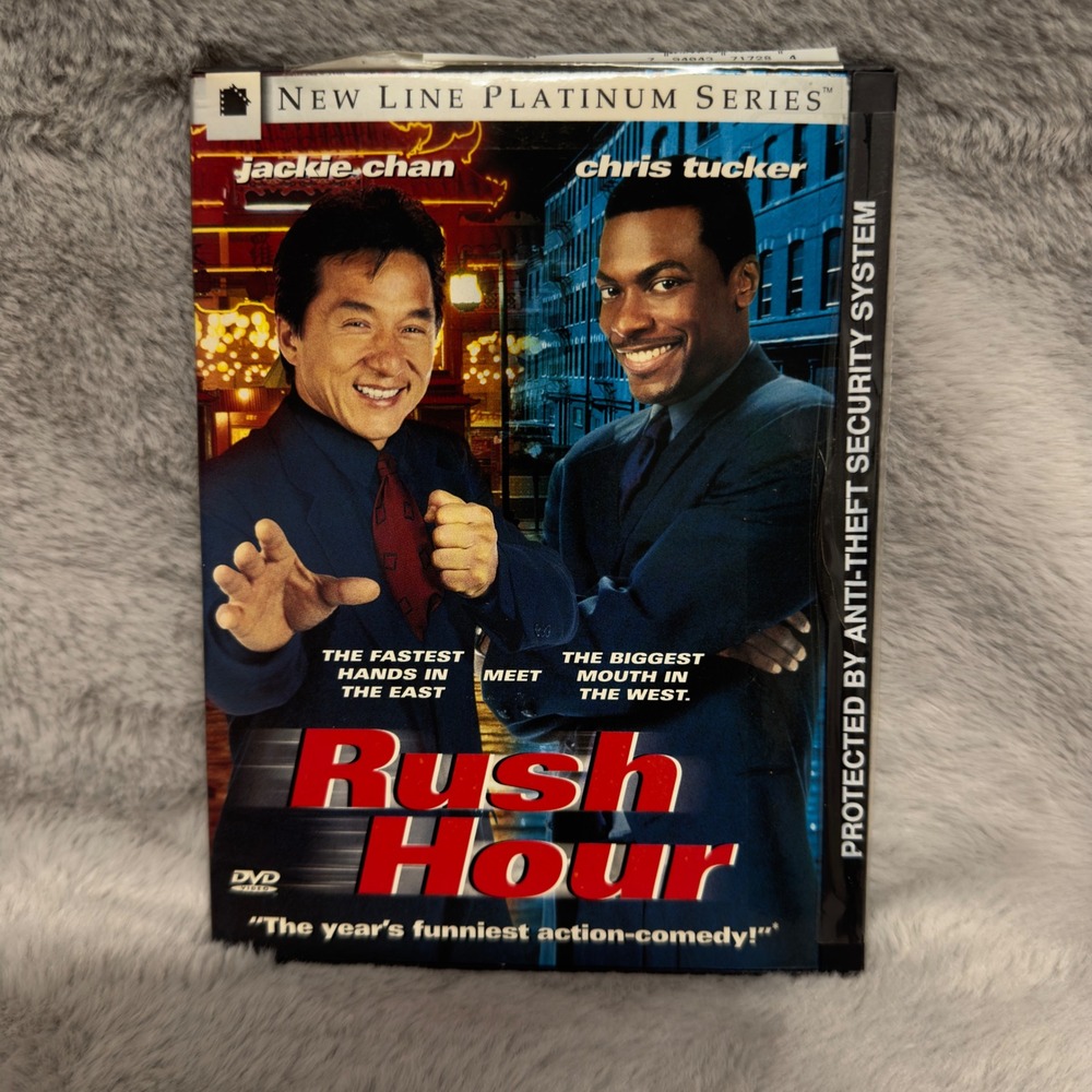 Rush‎ Hour DVD New Line Platinum Series Jackie Chan Chris Tucker Action Comedy
